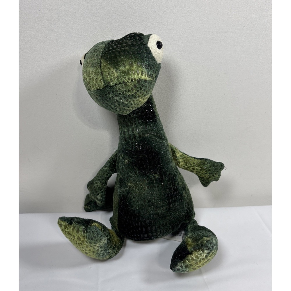 JELLYCAT Larry Lizard Retired RARE Plush Stuffed Toy Animal 11" Green Gary Gecho - Picture 2 of 9